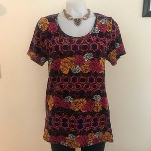 LuLaRoe Lovely Floral Themed Tunic M